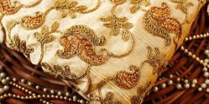 Cotton Silk Embroidery Fabric