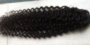 Steamed Curly Virgin Weft Hair