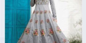 Designer Gray Salwar Suit