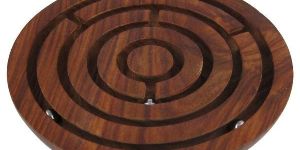 Wooden Labyrinth Ball Maze Puzzle Game Toys