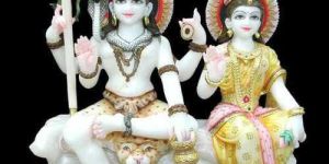 Marble Gauri Shankar Statues