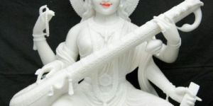 Marble Saraswati Statues