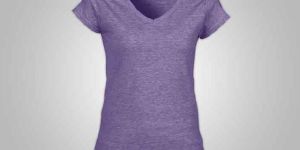 Womens V Neck T Shirt