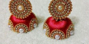 SILK THREAD EARRINGS