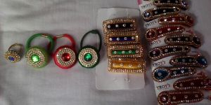 Silk Thread Hair Clips