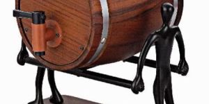 Teak Wood Steel Bar Set