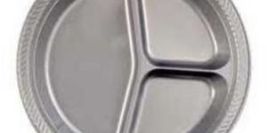 Disposable Silver Laminated Paper Thali