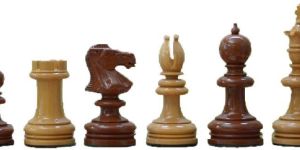 Antique Painted Chess Set