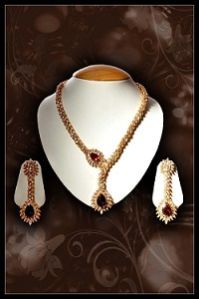 Orange Zarkon Pendant Set