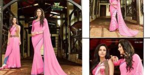 Designer Georgette Printed Saree