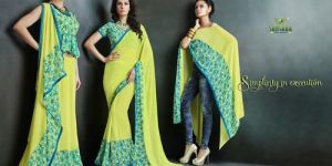 Printed Georgette Saree