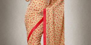 Shaily Floral Print Georgette Saree