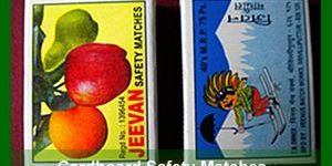 Cardboard Safety Matches