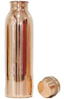 Plain Copper Jointless Water Bottle