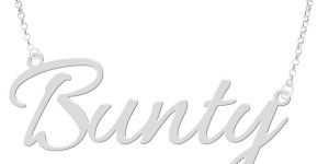 Orosilber Name Necklace Opjnjn43