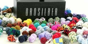 Custom Designed Silk Cufflinks