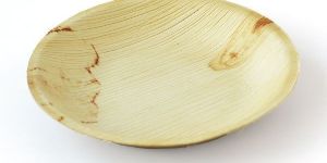 Round Palm Leaf Plate