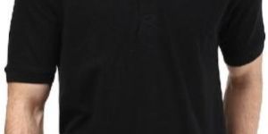 Polo-Neck Cotton T-Shirts