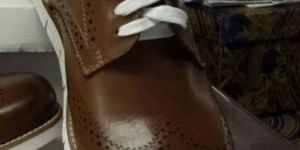 Mens Leather EVA Sole Shoes