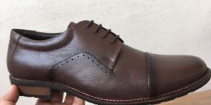 Mens Leather TPR Sole Shoes