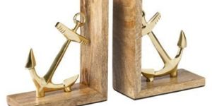 Wooden Bookends