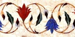 Marble Inlay Flooring Borders