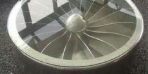 Aluminium Hammered Propeller Coffee Table