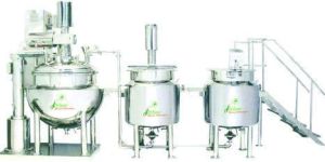 Automatic Ointment and Cream Manufacturing Plant