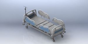 Electrical ICU Five Functional Bed