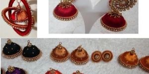 SILK THREAD EARRINGS