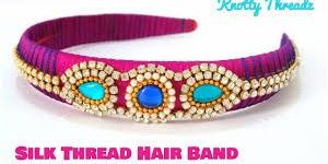 Silk Threaded Hair Bend