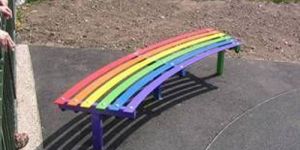 Rainbow Bench