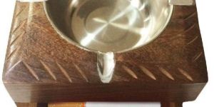 Affaires Wooden Ashtray