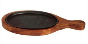 Affaires Wooden Oval Sizzler with Handle / Racket