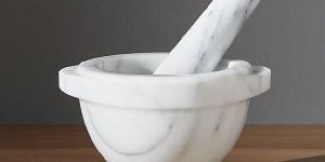 Marble Mortar Pestle