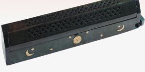 498Green Wood Incense Box