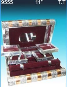Emboss Book Shape Jewelry Box - 9555
