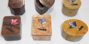 Soap Stone Floral Box Assorted