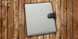 Khadi Jute & Pure Leather Folders