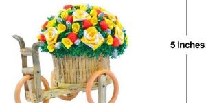 Flower Cart Home Decor Gift Item