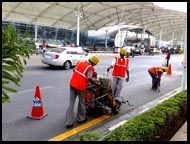 Thermoplastic Road Marking Machine