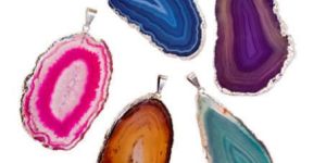 Agate Slice Pendants