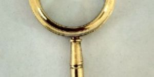 Nautical Brass Magnifying Glass Keychain