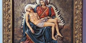 Pieta Wings Statue with Frame