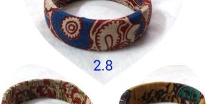 Fashion Jewelry - Kalamkari fabric Bangles