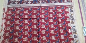 Kalamkari Mul Cotton Saree with Blouse