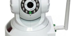 White Wireless Dome Camera
