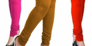 V Cut Lycra Cotton Leggings