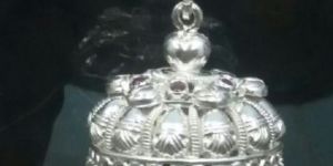 Double Step Silver Earring