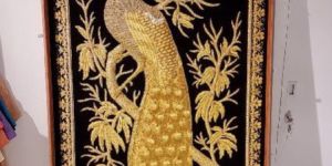 Jewelled Peacock Wall Hanging